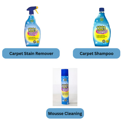1001 carpet cleaner set 350ml - carpet,