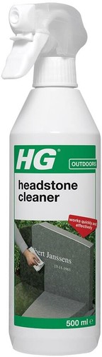 Headstone cleaning spray - cleaning,